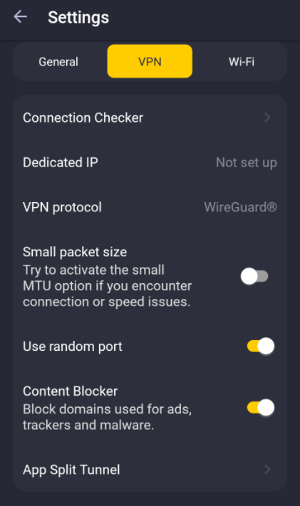 VPN Use Data